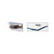 CRL Chrome Rounded Interior Shower Shelf Clamp with Support Leg