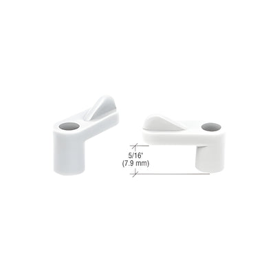 CRL White 5/16" Plastic Window Screen Clips - Bulk