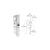 CRL 1-1/8" Backset Narrow Stile Right Hand Deadlatch Lock