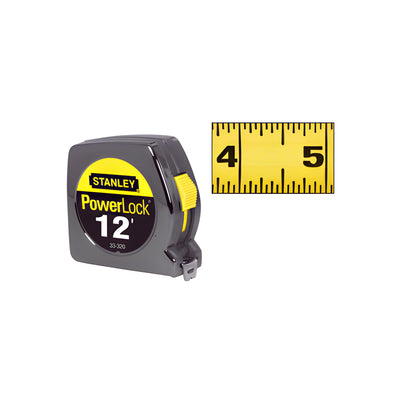 CRL 12' Stanley® PowerLock® ll Tape Rule 3/4" Wide