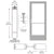 CRL-U.S. Aluminum Clear Anodized 400 Series Medium Stile Active Leaf of Pair 3'0 x 7'0 Offset Hung with Geared Hinged Complete Door Std. Lock and 9-1/2" Bottom Rail