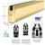 CRL Polished Brass 4" Tapered Sidelite Rail
