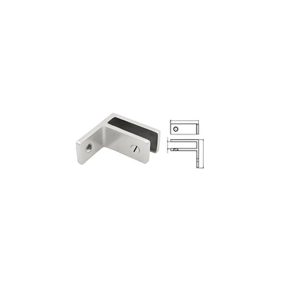 CRL 316 Polished Stainless Wall Mount Glass Bracing Clamp 21.52 mm Glass