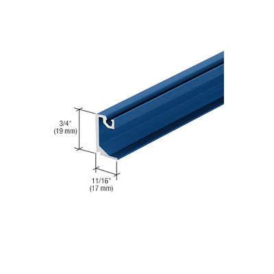 CRL-U.S. Aluminum Glass Stop for 1/4" Glass, Custom Paint - 21'-2"