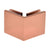 CRL Rose Gold Square 90 Degree Glass-to-Glass Clamp
