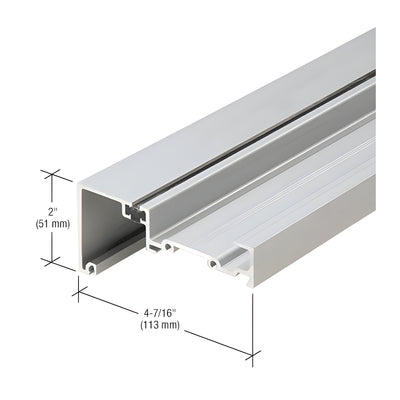 CRL-U.S. Aluminum Clear Anodized Header, Thermally Improved - 24'-2"