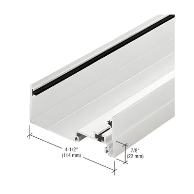 CRL-U.S. Aluminum Male Expansion Mullion, Thermally Improved, White KYNAR® Paint - 24'-2"