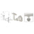 CRL Brushed Stainless Newport Series Wall Mounted Hand Rail Bracket