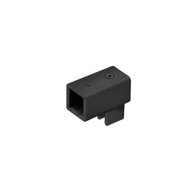CRL Matte Black Swiveling U-Bracket for 3/8" to 1/2" (10 to 12 mm) Glass - Square Bar