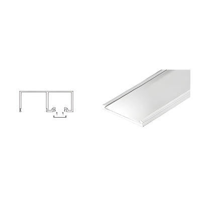 CRL Polished Stainless Header Snap-In Filler - 120" Length