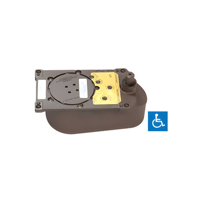 Rixson® Model PH27 8.5 Lb. Offset 90 Degree Selective Hold Open Floor Mounted Closer Body Only - Left Hand