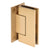 CRL Satin Brass Trento Full Back Hinge
