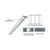 CRL Satin Anodized 4" Header With Glazing Pocket Only Custom Length