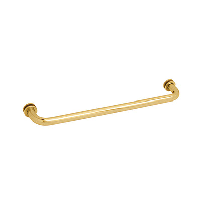 CRL Polished Brass 24" BM Series Tubular Single-Sided Towel Bar
