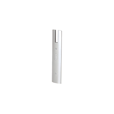 CRL Satin Anodized End Cap for 10" Square 1/2" Glass Wedge-Lock® Door Rail