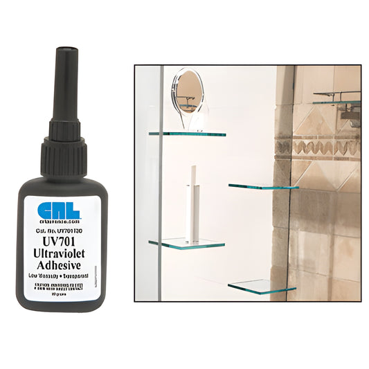 CRL UV701 Low Viscosity UV Adhesive 30g - Fast Cure Glass Bond