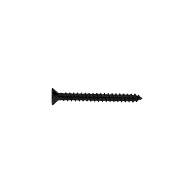CRL Matte Black 10 x 2" Wall Mounting Flat Head Phillips Sheet Metal Screws