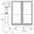 CRL-U.S. Aluminum Clear Anodized Custom Pair Series 400 Medium Stile Offset Pivot Entrance Doors for Overhead Concealed Door Closers