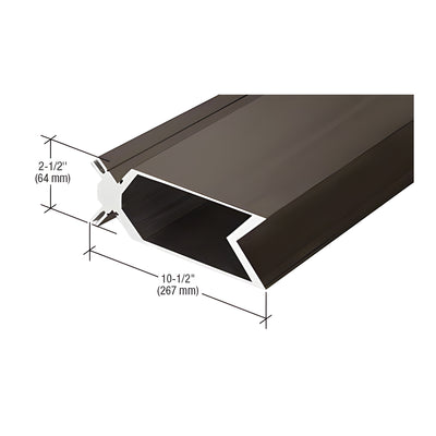 CRL-U.S. Aluminum 90º Corner Mullion - 24'-2", Dark Bronze/Black Anodized Class 1