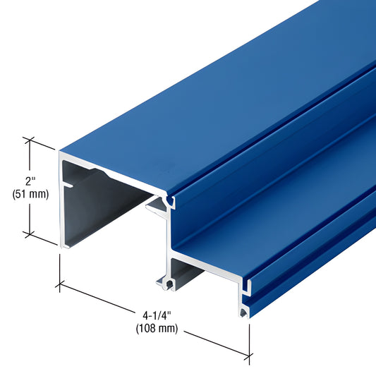 CRL-U.S. Aluminum KYNAR® Horizontal Mullion 1" Glazing 24'-2"