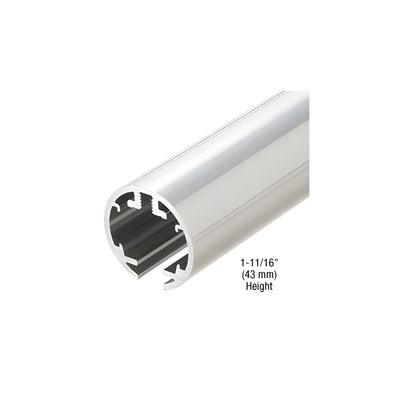 CRL Brite Anodized 60" Hydroslide Sliding Shower Door Upper Track