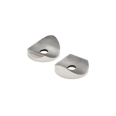 CRL 316 Polished Stainless Steel Coped 90 Degree Adapter Set