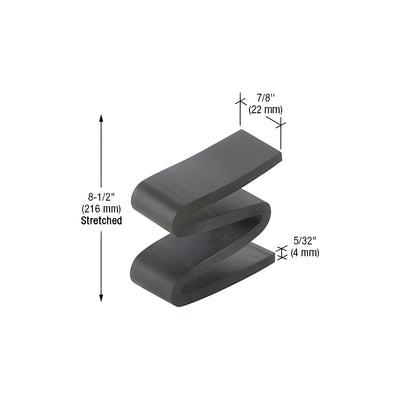 CRL-U.S. Aluminum Edge Block for Top Notch System- 50/Pk