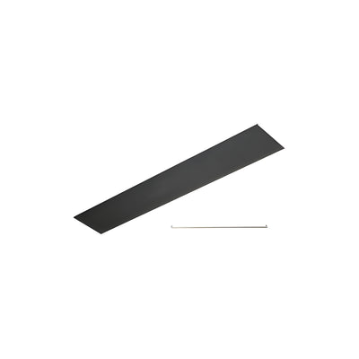 CRL Black Powder Coated Flat Snap-In Channel 120"