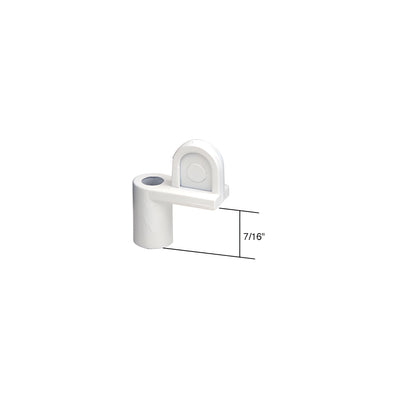 CRL White 7/16" Diecast Window Screen Clips - Carded