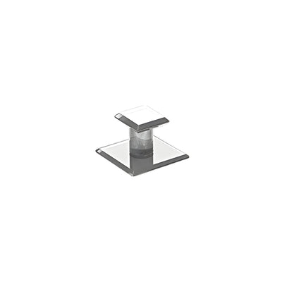 CRL Small Clear Acrylic Stick-On Mirror Pull