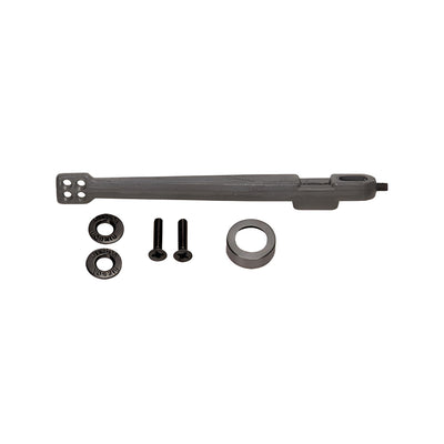 Rixson® Dark Bronze 28 Series Center-Hung Floor Mounted Closer Arm with Door Alignment Hardware