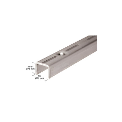 CRL Anochrome KV 60" Adjustable Heavy-Duty Steel Standard