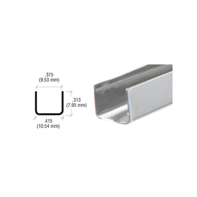 CRL Stainless Steel 3/8" U-Channel