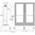 CRL-U.S. Aluminum Clear Anodized Custom Pair Series 550 Wide Stile Offset Pivot Entrance Doors for Overhead Concealed Door Closers