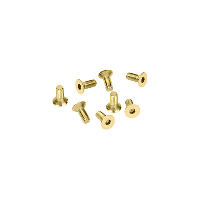 CRL Brass 5 mm x 12 mm Cover Plate Flat Allen Head Screws