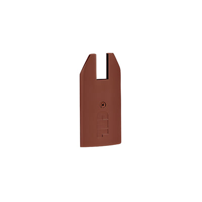 CRL Black Bronze Anodized End Cap for 4" Tapered 1/2" Glass Wedge-Lock® Door Rail