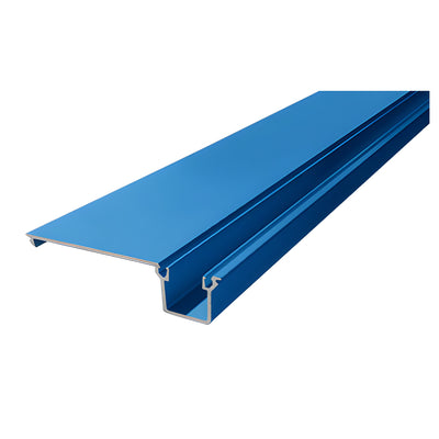 CRL-U.S. Aluminum Door Jamb/Vertical Flat Filler, Custom Paint- 21'-8"