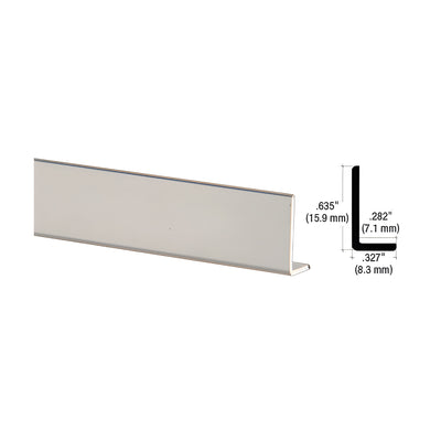 CRL Satin Anodized Aluminum 5/8" Face L-Bar Extrusion