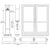 CRL-U.S. Aluminum White KYNAR® Paint Custom Pair Series 550 Wide Stile Geared Hinge Entrance Doors for Overhead Concealed Door Closers