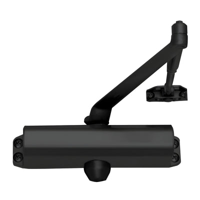 CRL Black ANSI Grade 1 Spring Size 4 Surface Mount Door Closer