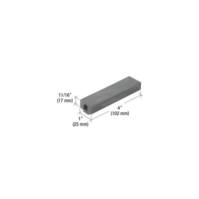 CRL-U.S. Aluminum EPDM Setting Block - 20/Pk
