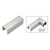 CRL 2-1/2" Stainless Steel Square Crisp Connector Sleeve for Square Cap Railing, Square Cap Rail Crisp Corner, and Hand Railing