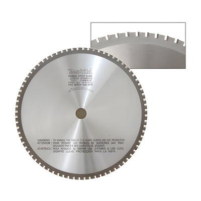 CRL Makita® 12" x 1" Arbor 76 Tooth Carbide Saw Blade for Stainless Steel