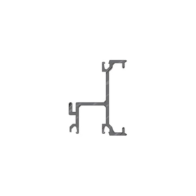 CRL-U.S. Aluminum Custom KYNAR® Paint Intermediate Horizontal, 2" x 1-3/4" - 24'-2"