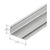 CRL-U.S. Aluminum Sash Gutter - 24'-2", Clear Anodized Class 1