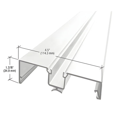 CRL-U.S. Aluminum Rotating Mull, White KYNAR® Paint- 24'-2"