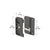 CRL Sliding Screen Door Latch and Pull with 2-5/8" Screw Holes