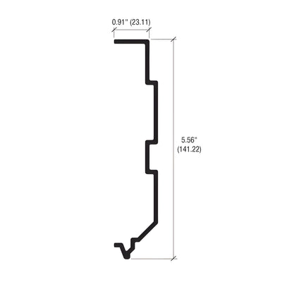CRL-U.S. Aluminum StormWall XL Splice Sleeve 90 Degree Corner - Pk/20