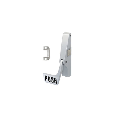 CRL Satin Aluminum Jackson® 10 Series Right Hand Reverse Bevel Paddle Rim Panic Exit Device