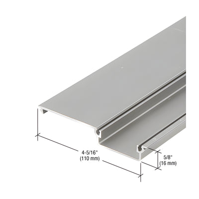CRL-U.S. Aluminum Clear Anodized Shallow Pocket Vertical Insert - 24'-2"
